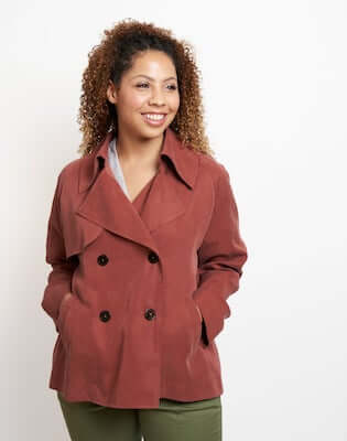 Cortland Trench Coat Pattern by Grainline Studio