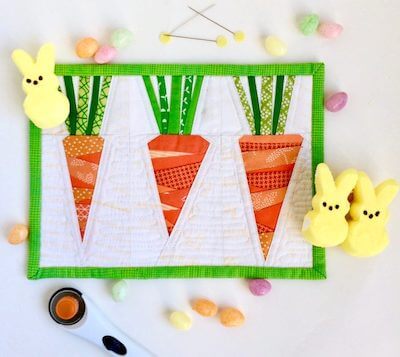 Foundation Paper Pieced Carrots by Diary Of A Quilter