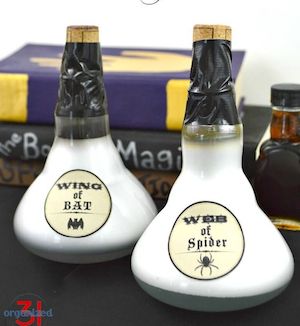 Light Bulb Potion Bottles by Organized 31