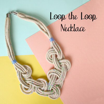 Loop The Loop Macrame Necklace Tutorial by Make & Fable