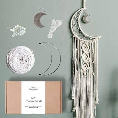 Macrame Moon Dreamcatcher Kit 