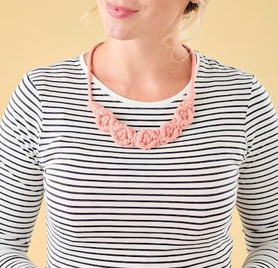 Necklace Macrame Pattern by Gathered