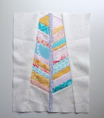 Paper Pieced Feather Pattern by Blossom Heart Quilts