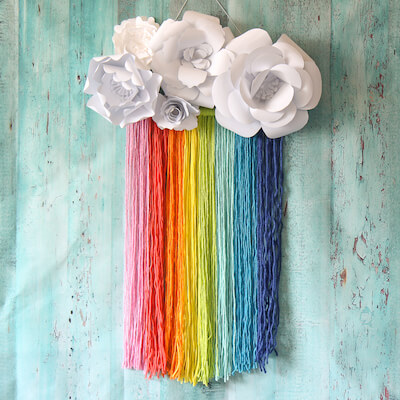 Rainbow Macrame Wall Hanging by The Craft Patch