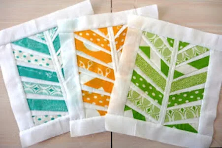 Red Herring Paper Pieced Block by Quiet Play