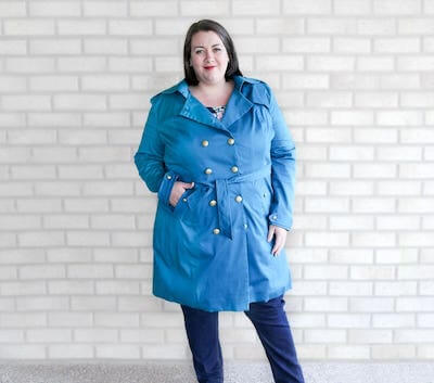 Taylor Trench Coat Pattern by Rebecca J Page