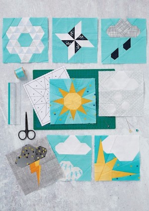 Weather-Themed Foundation Paper Piecing Blocks by Gathered