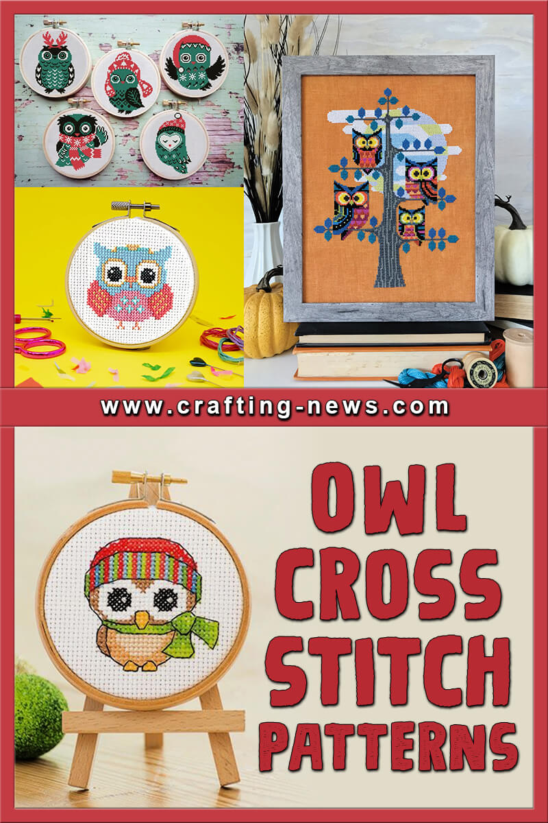Owl Cross Stitch Patterns  Beautiful Stitch Art