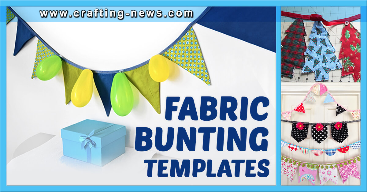 15 Fabric Bunting Templates