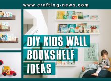 DIY KIDS WALL BOOKSHELF IDEAS
