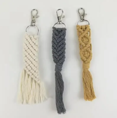 3 Macrame Keychain Patterns by Macrametix