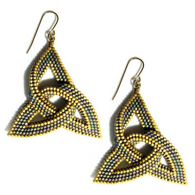 Celtic Knot Earring Tutorial by SueHarle