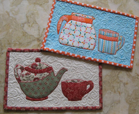 Coffee or Tea Mug Rug Pair Pattern by Klee2Strings