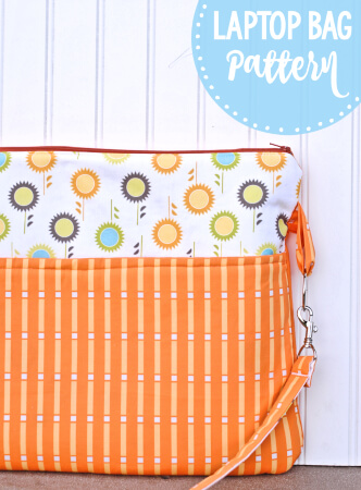 DIY Laptop Bag Pattern from Crazy Little Projects