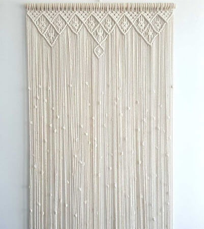 Handmade Room Divider Macrame Curtain by argneeds