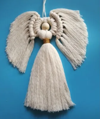 Macrame Angel Ornament Pattern by CALMSOULdecor