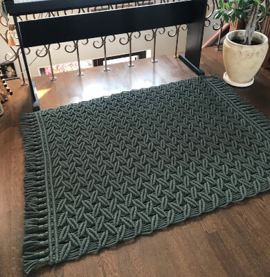 Macrame Floor Rug from MaisonMacrame