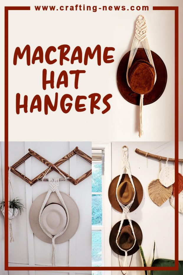 MACRAME HAT HANGERS