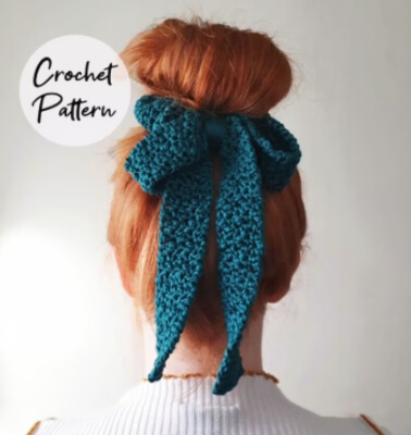 Bigger the Bow Hair Scrunchie Tutorial by KnotandTwistDesigns