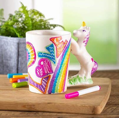 Color Pops Paint-Your-Own Character Mugs