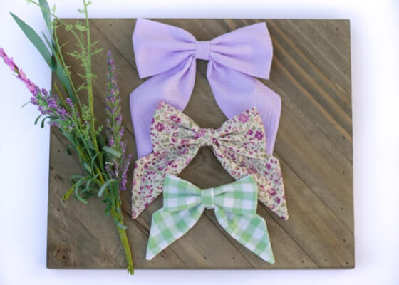 DIY Hair Bow Free Pattern from Simple Life Pattern Company