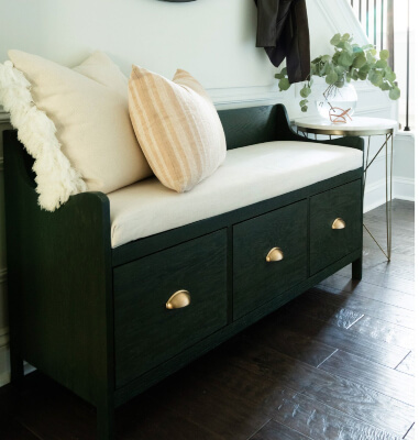 Entryway Bench with Storage Plans by CraftedbytheHunts