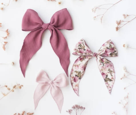 Hemmed Bow Sewing Pattern by LaBelPatterns