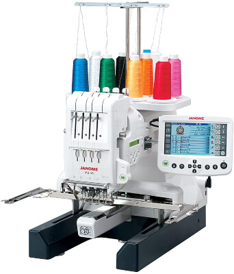 Janome MB-4S Commercial 4 Needle T Shirt Machine Embroidery