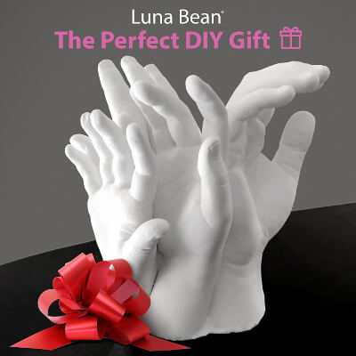 Keepsake Hands Casting KIT - Craft Kits for Adults & Kids from Luna Bean Store