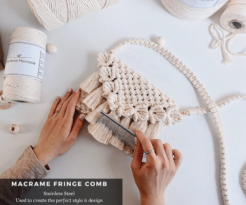 Macrame Fringe Brush