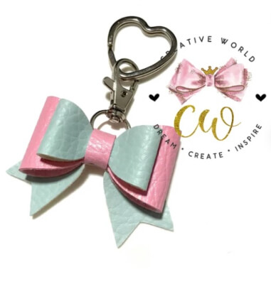 New Key Chain Hair Bow Template by CreativeWorldCo