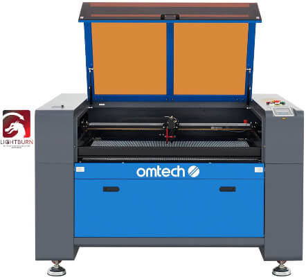 OMTech 80W CO2 Desk Top Laser Engraver and Cutter, Compatible with Windows, Mac, Linux System