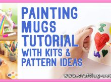 PAINTING MUGS TUTORIAL WITH KITS AND PATTERN IDEAS