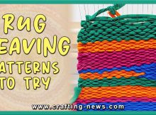 RUG WEAVING TUTORIAL WITH PATTERNS TO TRY