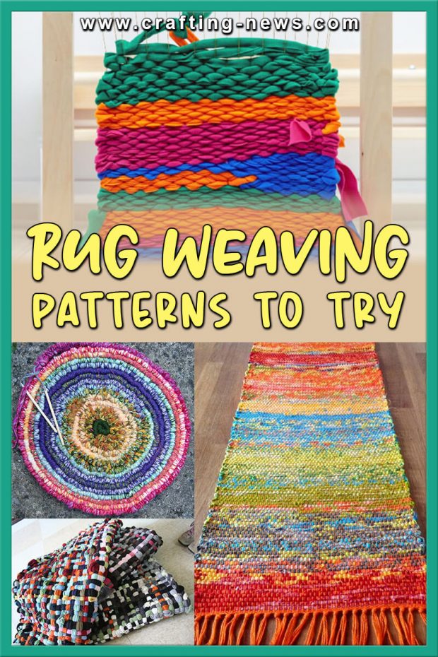 RUG WEAVING TUTORIAL WITH PATTERNS TO TRY