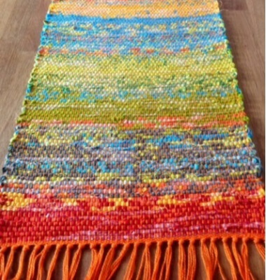 Rigid Heddle Loom Rug Weaving Pattern by ZoZoFibersArt