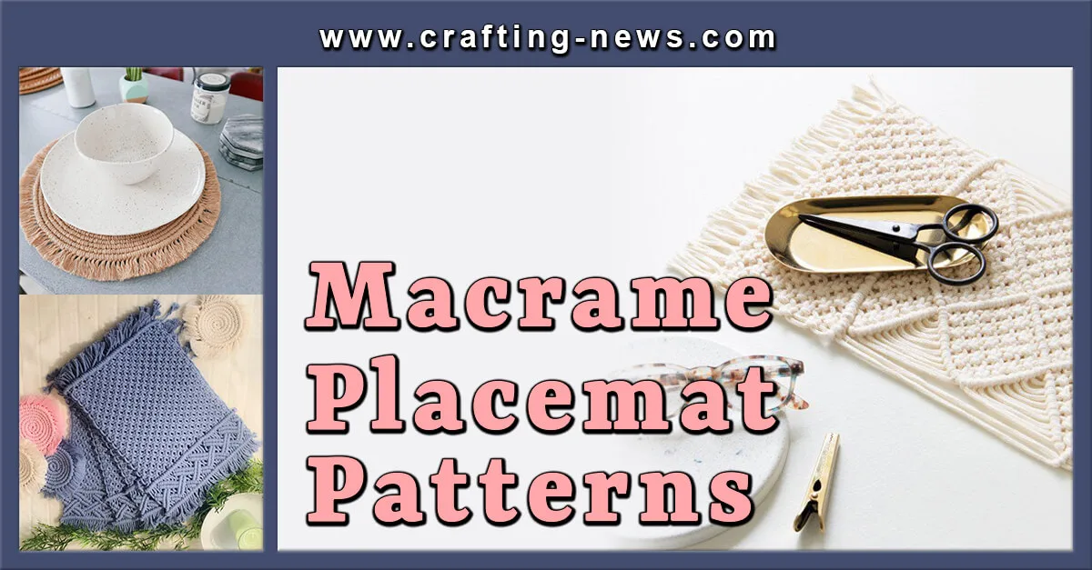 MACRAME PLACEMAT PATTERNS