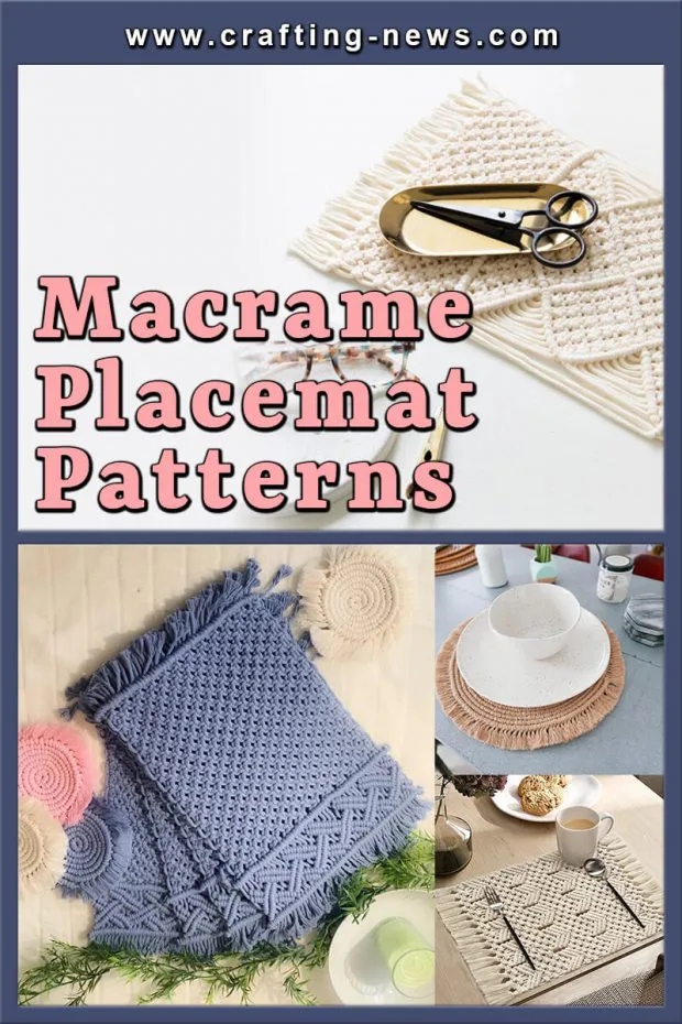 MACRAME PLACEMAT PATTERNS