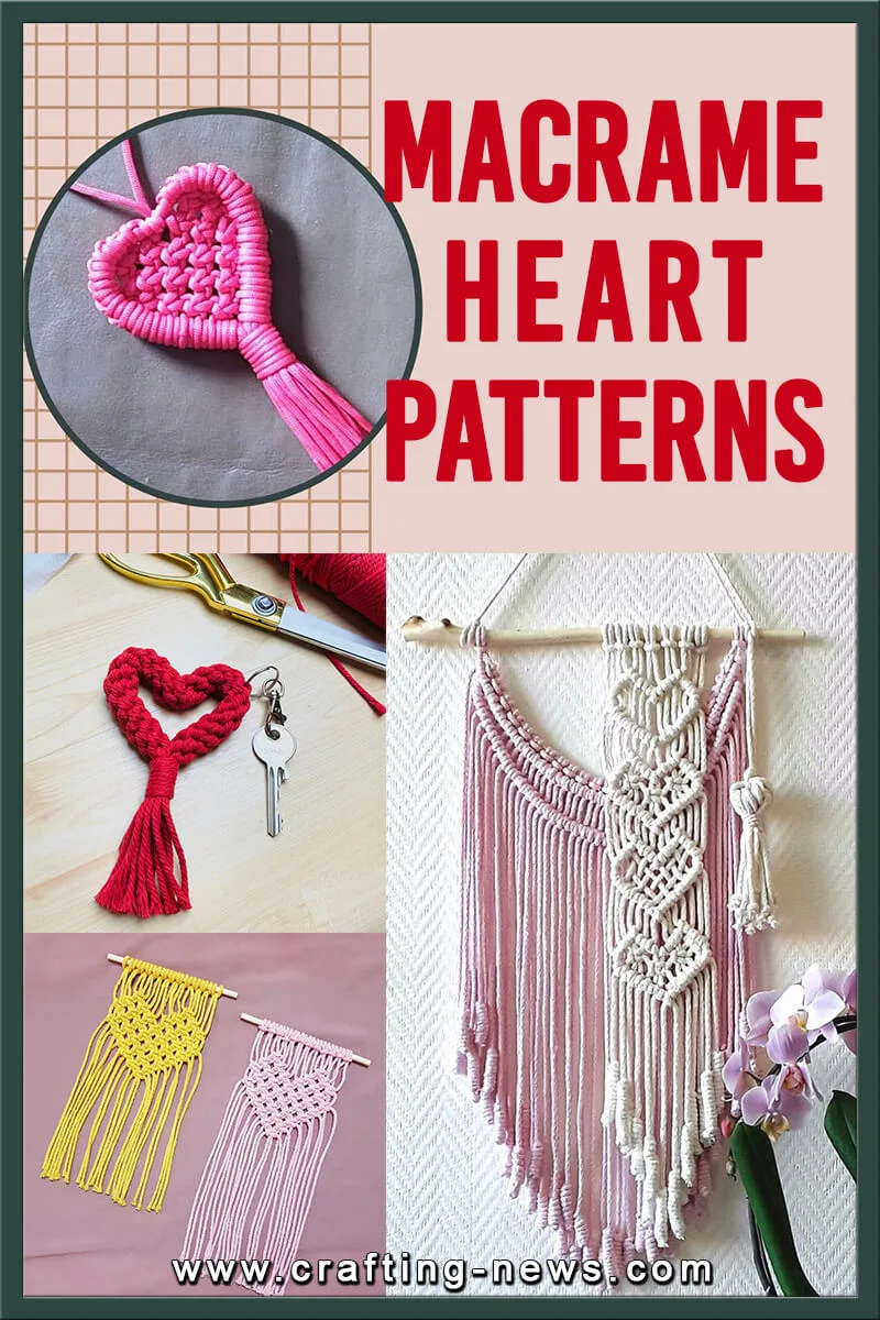21 Macrame Heart Patterns 1 Macrame Heart Patterns