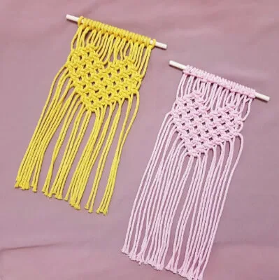 21 Macrame Heart Patterns 5 DIY Macrame Heart Tutorial by Daslia