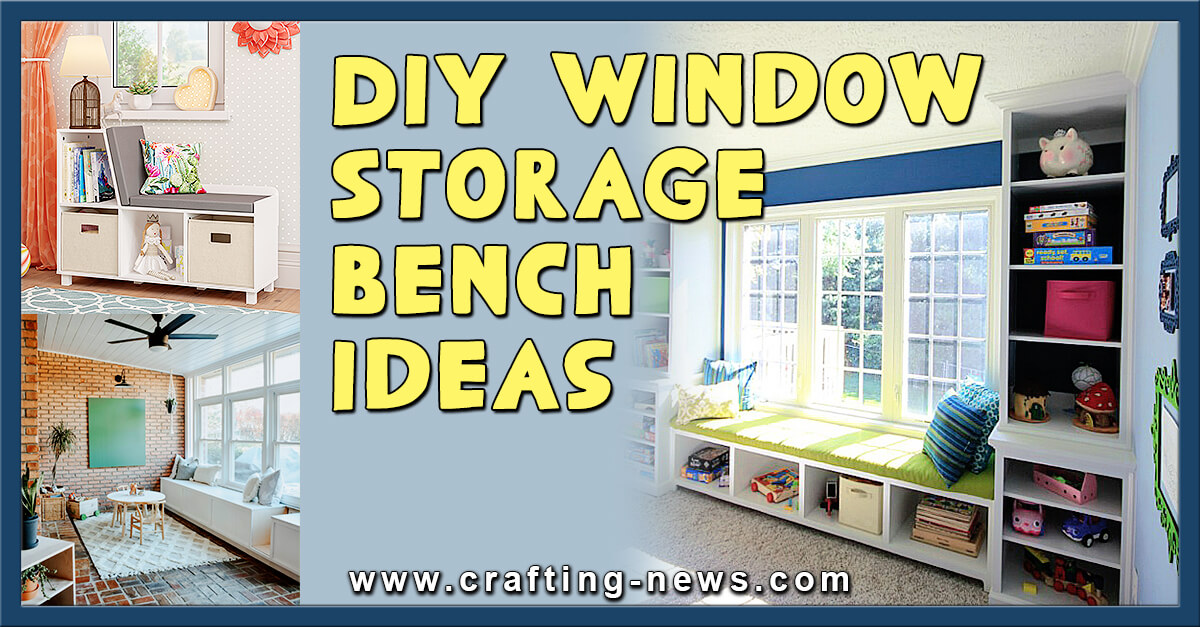 DIY Window Storage Bench Ideas