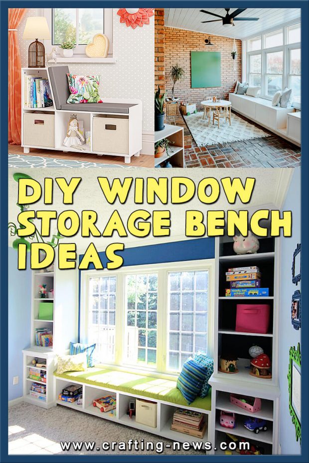 DIY WINDOW STORAGE BENCH IDEAS
