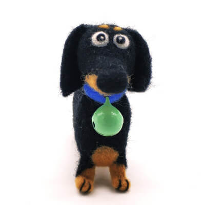 Dachshund Needle Felting Kit from Artec360