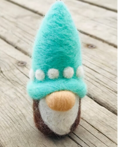 Easy Waldorf Gnome Starter Needle Felting  Pattern Kit from SagelandInspirations