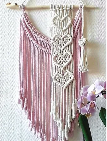 21 Macrame Heart Patterns 4 Macrame Heart Wall Hanging Pattern by OlgasMacrameSite