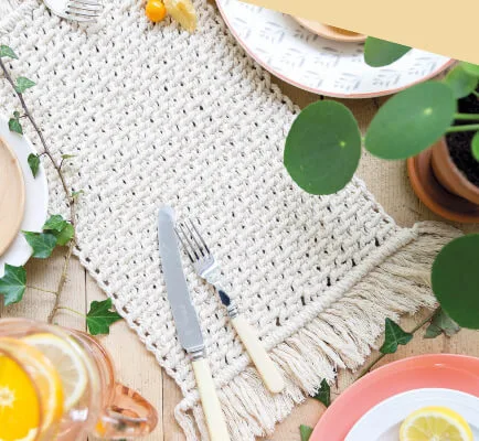 Macrame Table Mat Tutorial by DavidandCharles