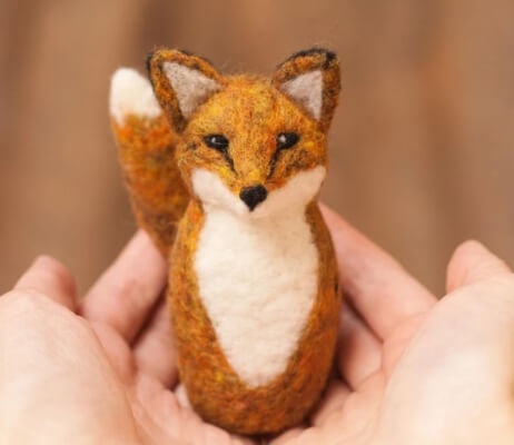 Red Fox Needle Felting Kit from GreyFoxFelting