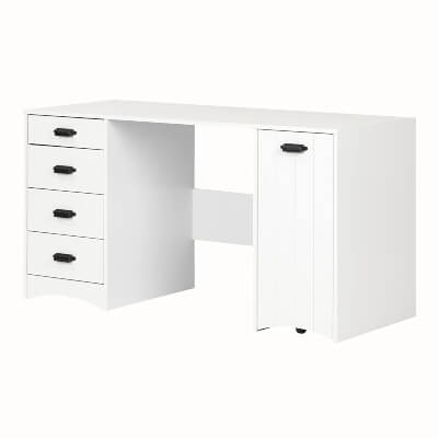 South Shore Artwork Sewing Table with Storage Drawers