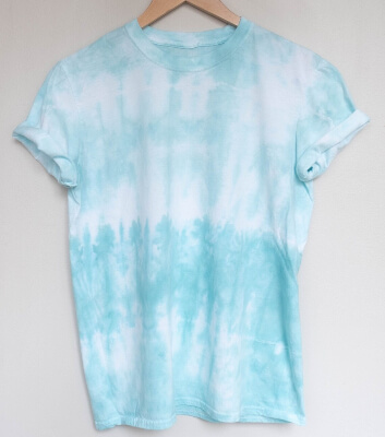 Teal Ombre Tie Dye T-Shirt