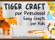 TIGER CRAFT FOR PRESCHOOL  EASY CRAFTS FOR KIDS